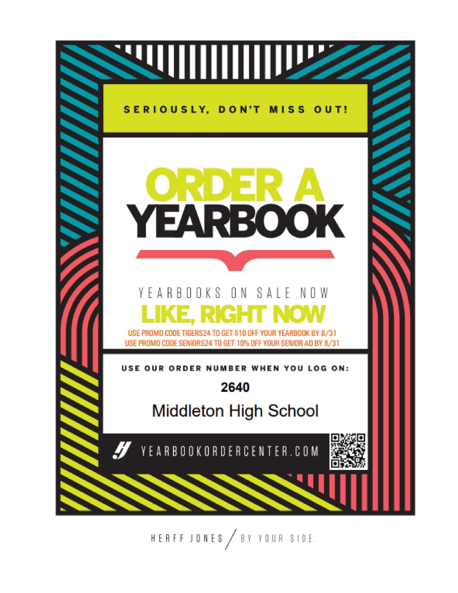  Order a Tiger Yearbook today